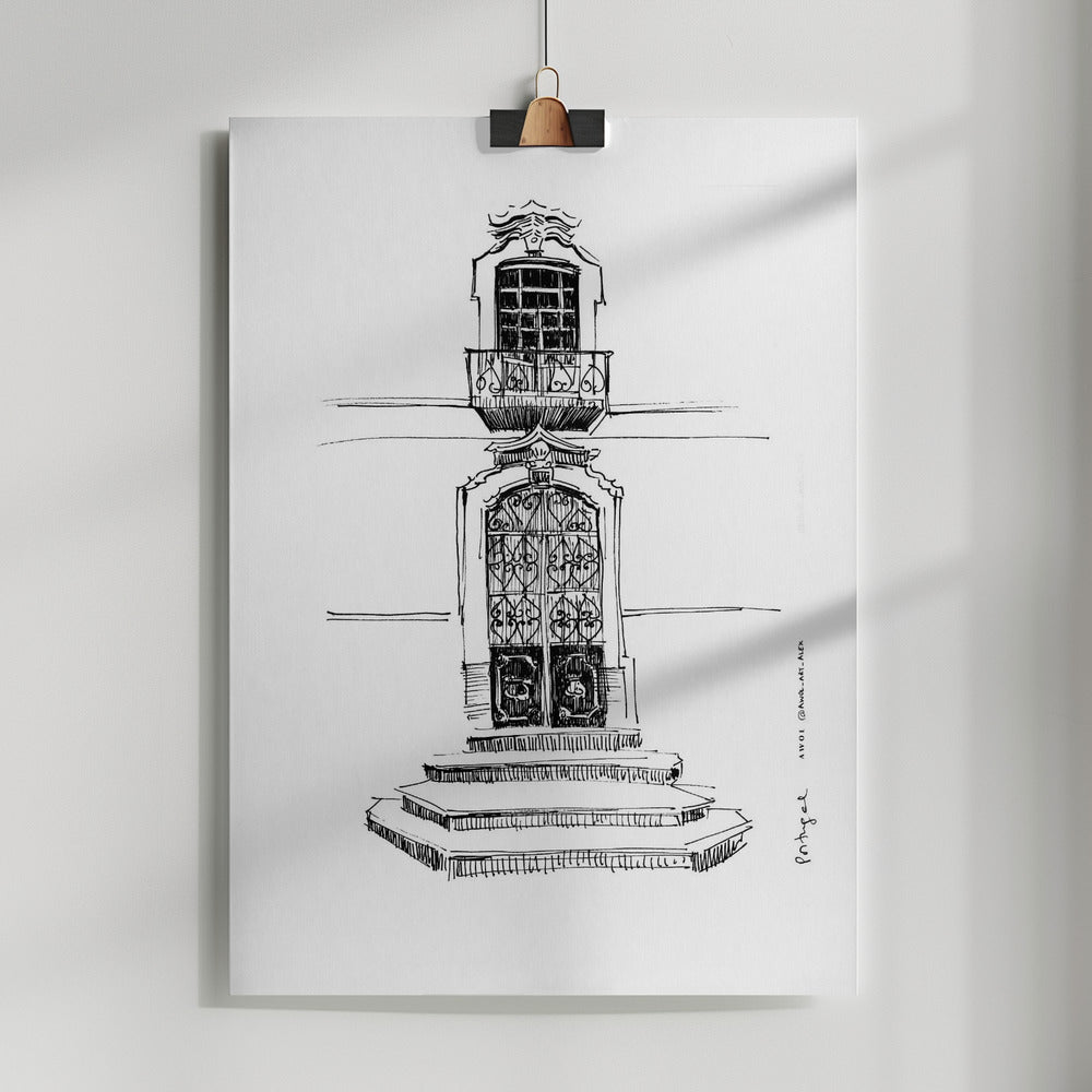 Portugese Portals: Windows & Doorways, Fine Art Poster