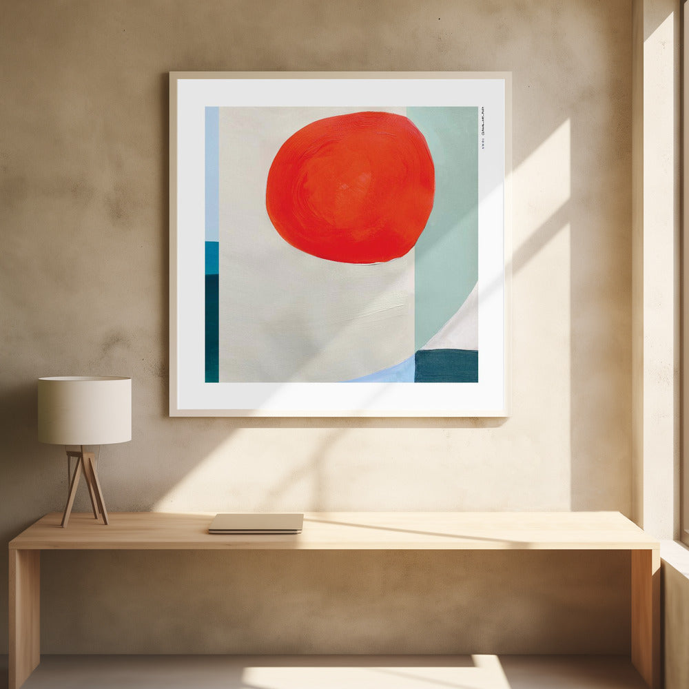 Stillness at Sunrise, Abstract Sky: Fine Art Poster