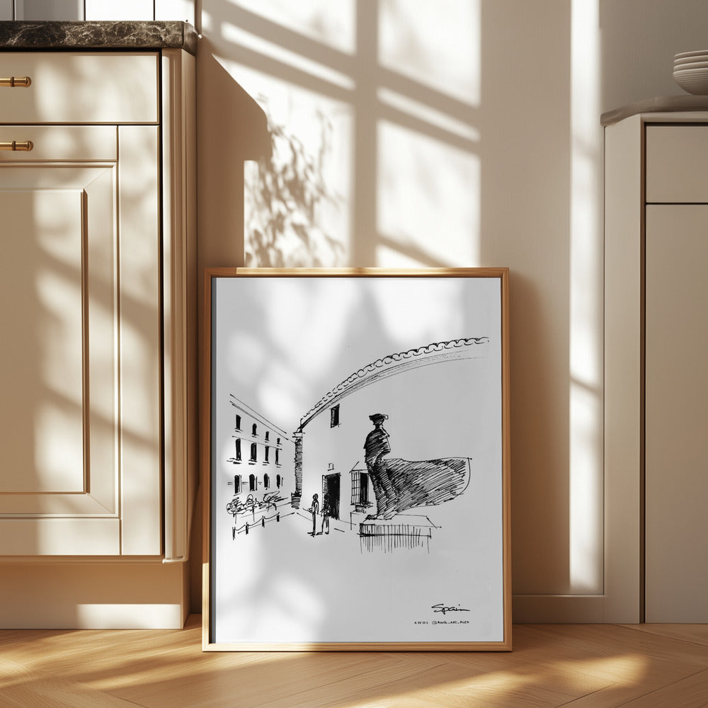 The Spirit of Andalucia, Spain – Ronda Street Style: Fine Art Poster