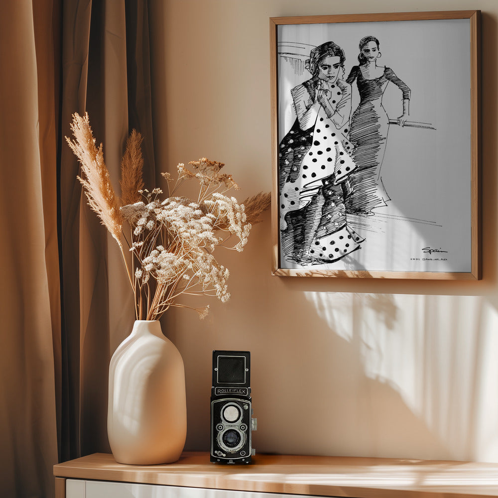 Flamenco Dancers, Andalucia, Spain: Fine Art Poster