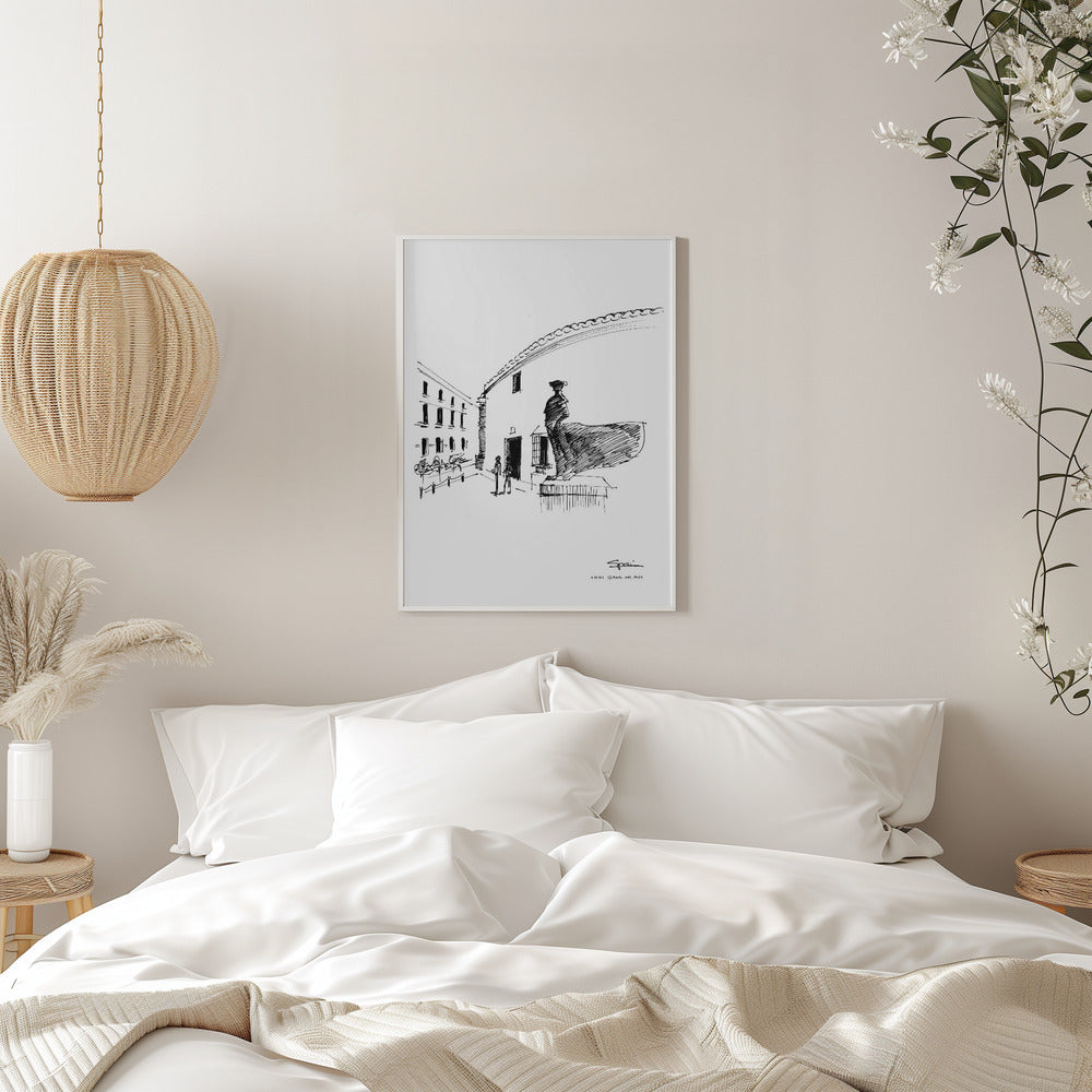 The Spirit of Andalucia, Spain – Ronda Street Style: Fine Art Wooden Framed Poster