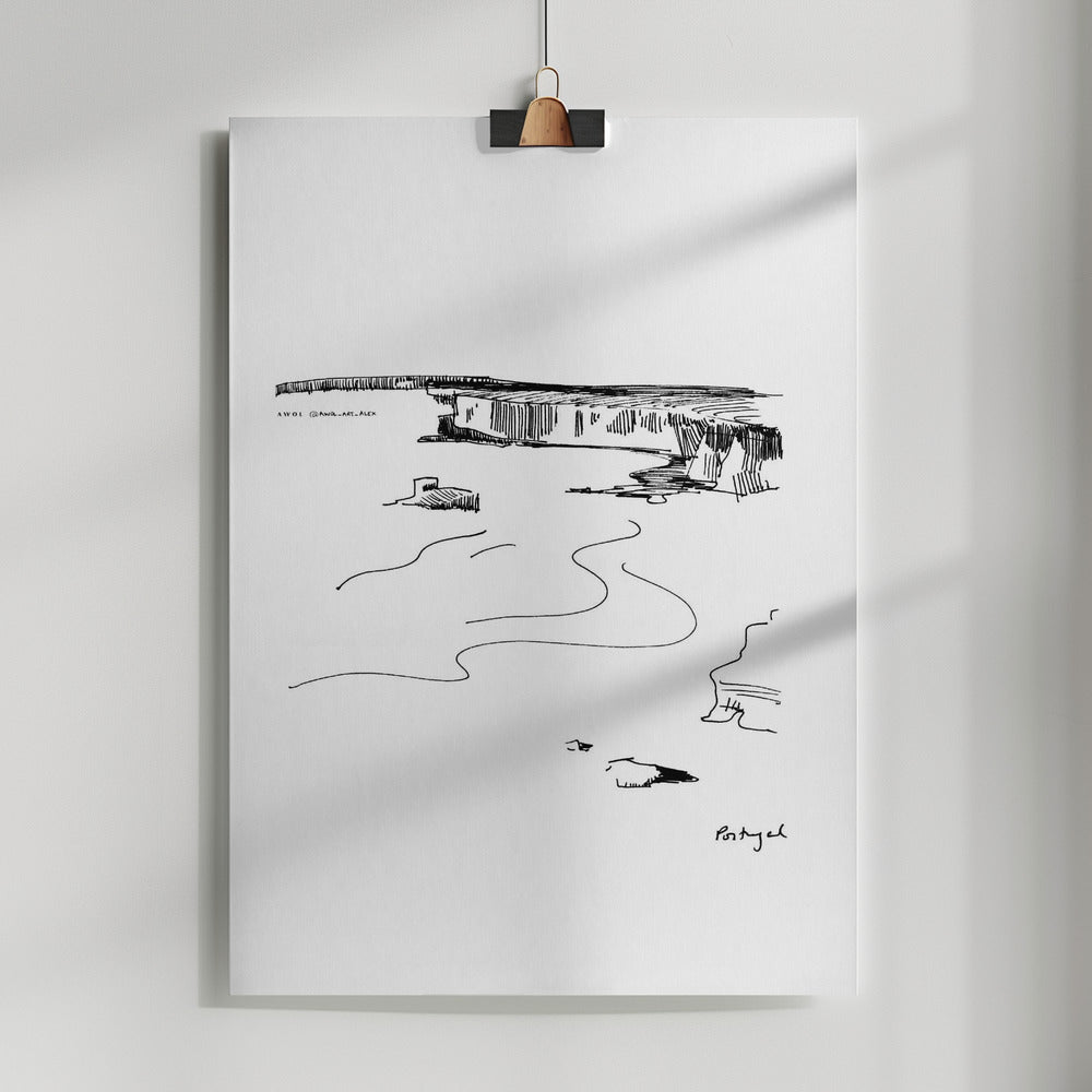 Sagres, Algarve Surf & Sea: Portugal Fine Art Poster