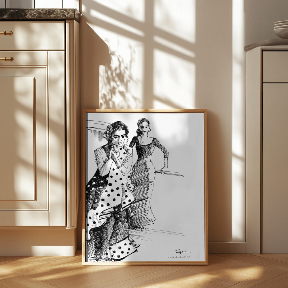 Flamenco Dancers, Andalucia, Spain: Fine Art Poster