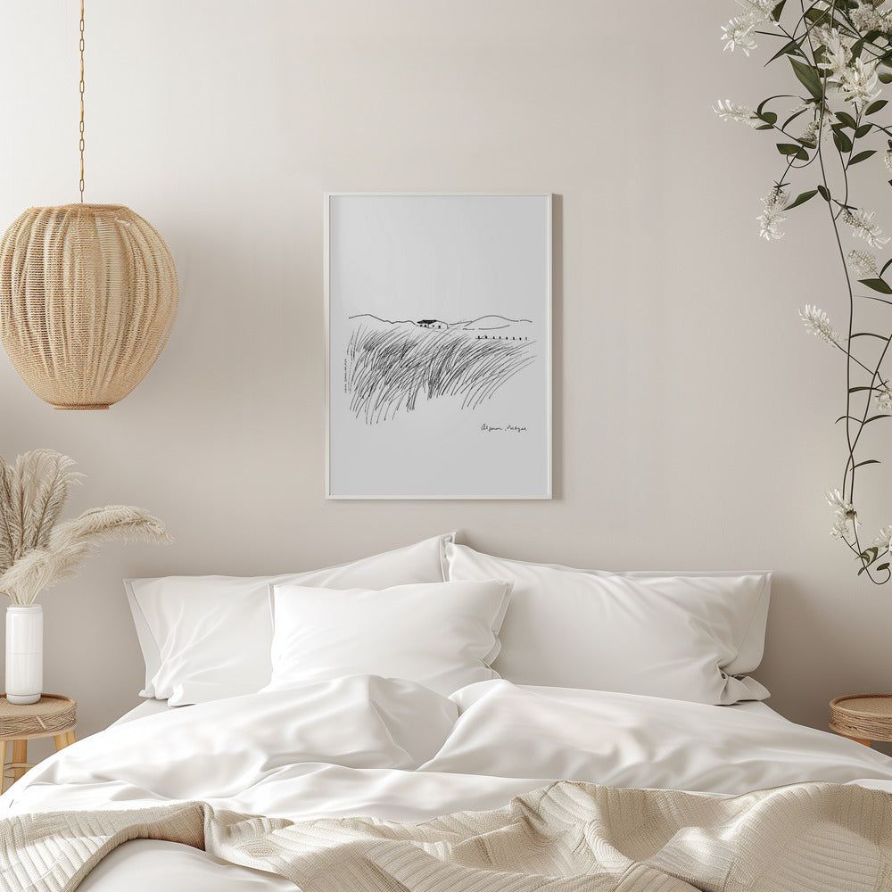 Wild Algarve Coastal Landscape, Minimalist Portugal Fine Art Print