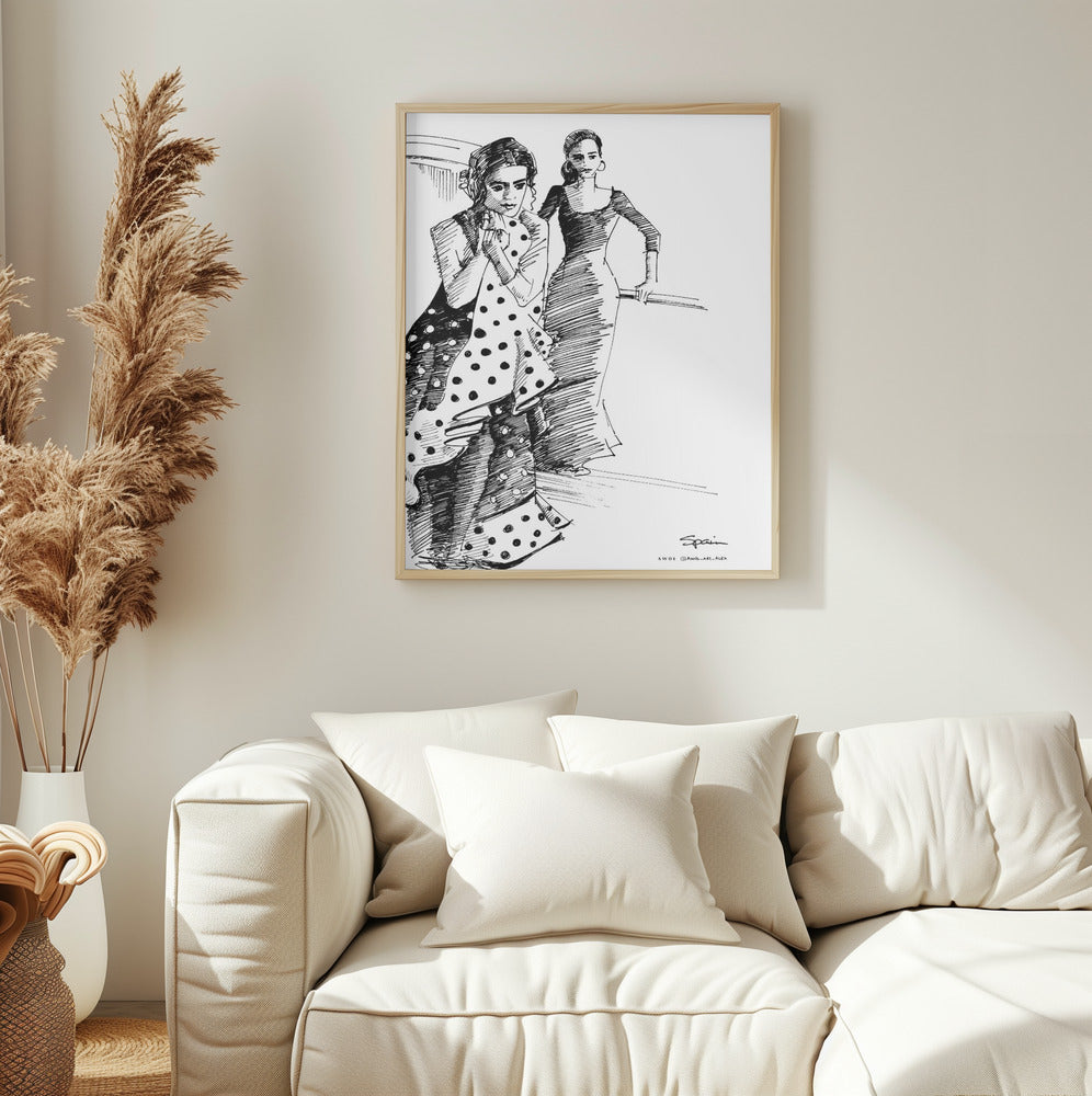 Flamenco Dancers, Andalucia, Spain: Fine Art Poster