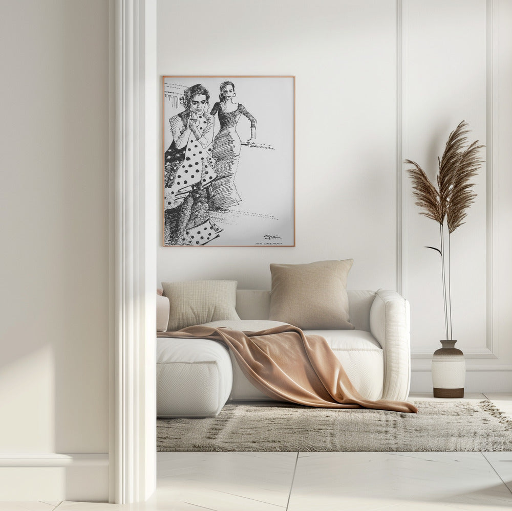 Flamenco Dancers, Andalucia, Spain: Fine Art Poster