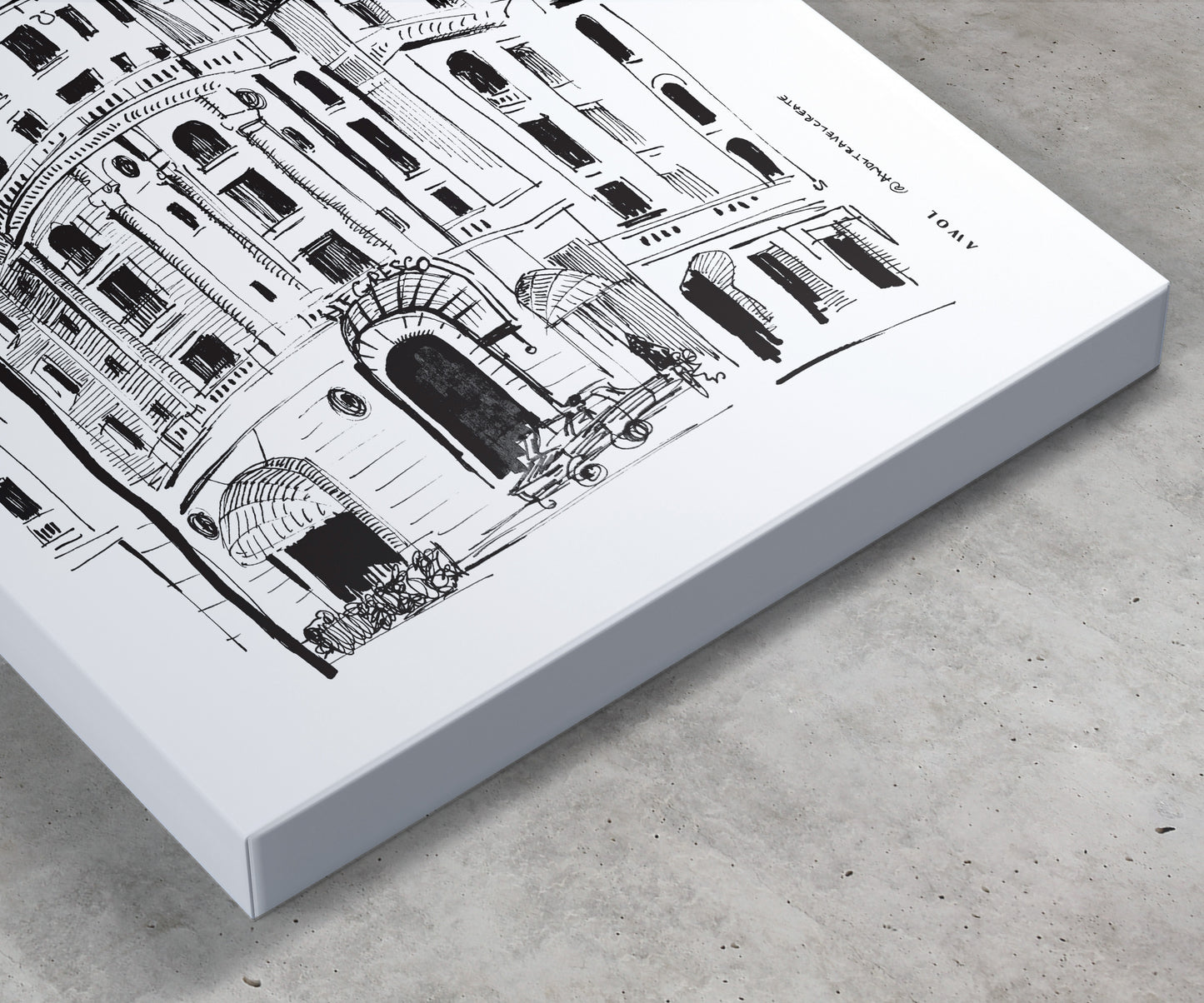 Elegant Architecture Of France, Art On Canvas Print