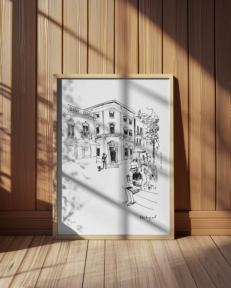 A Lazy Afternoon in Portugal: Fine Art Poster