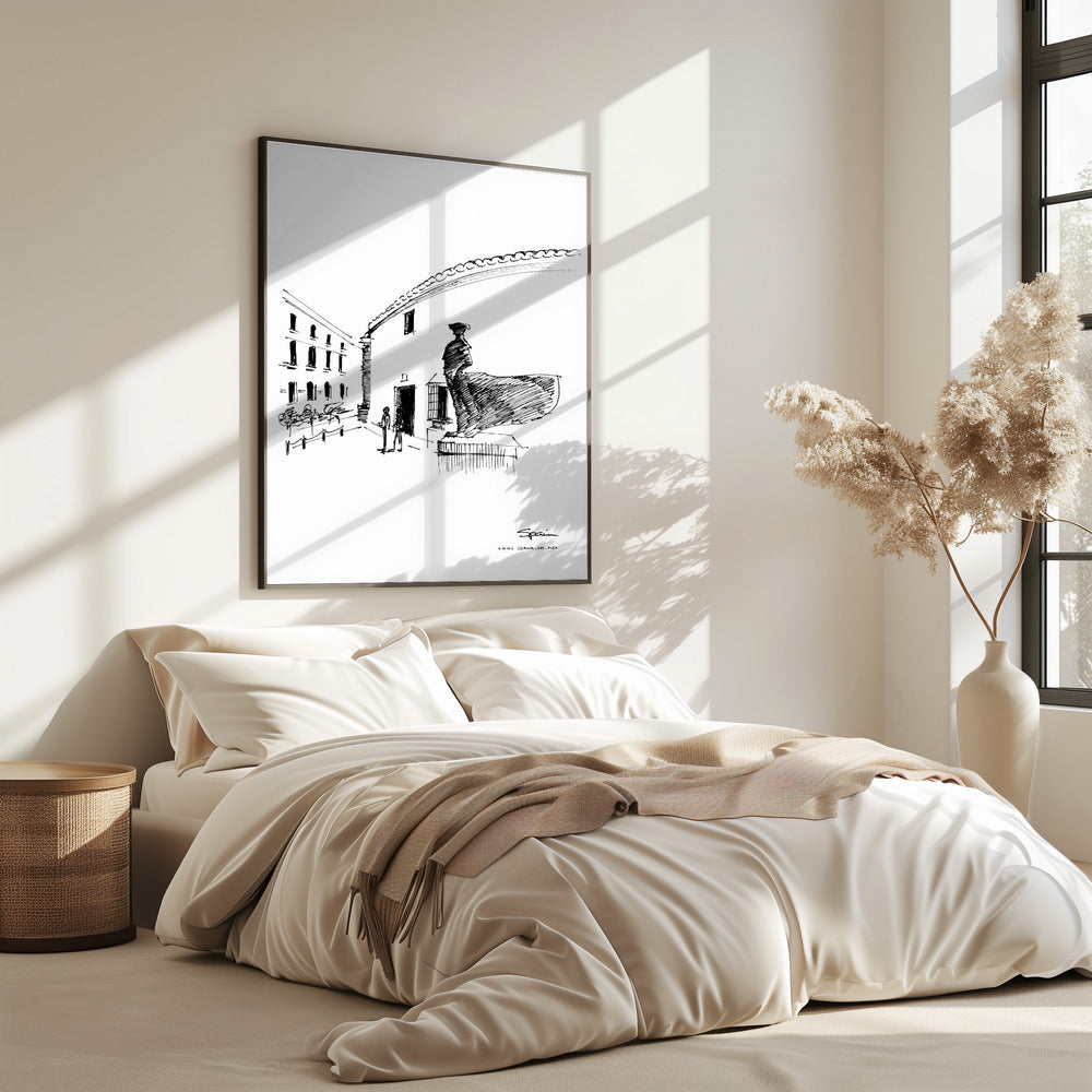 The Spirit of Andalucia, Spain – Ronda Street Style: Fine Art Wooden Framed Poster