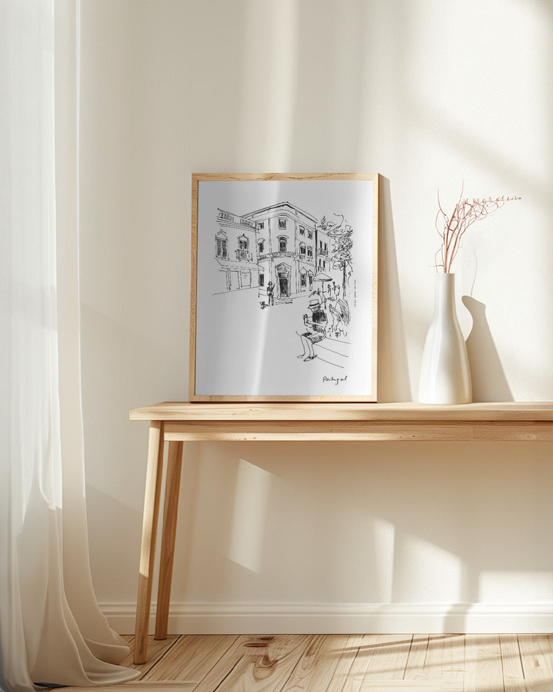 A Lazy Afternoon in Portugal: Fine Art Poster