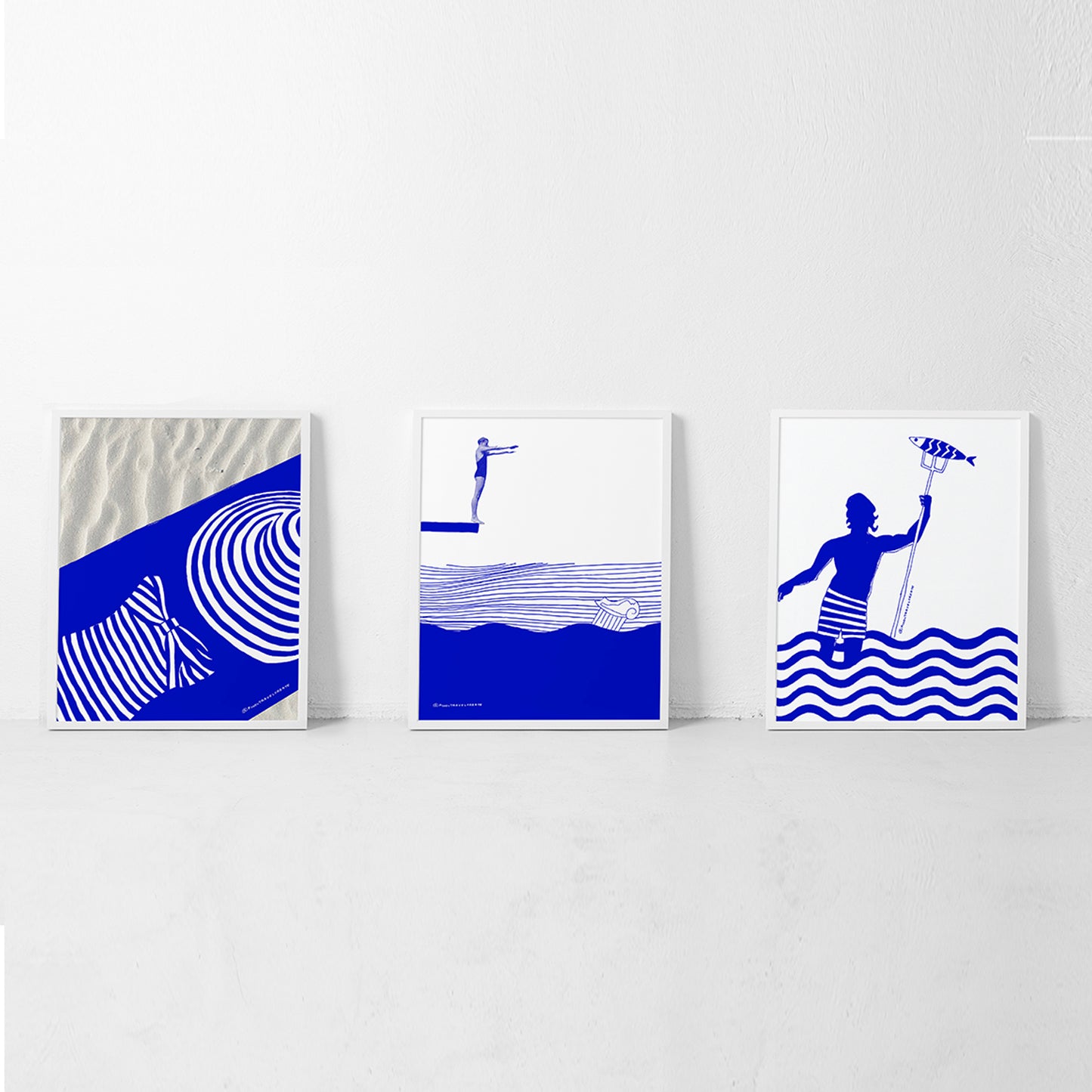 Woman In Oversized Hat And Stripes Sleeping On The Beach: Island Mood: Classic Matte Paper Poster with Hanger