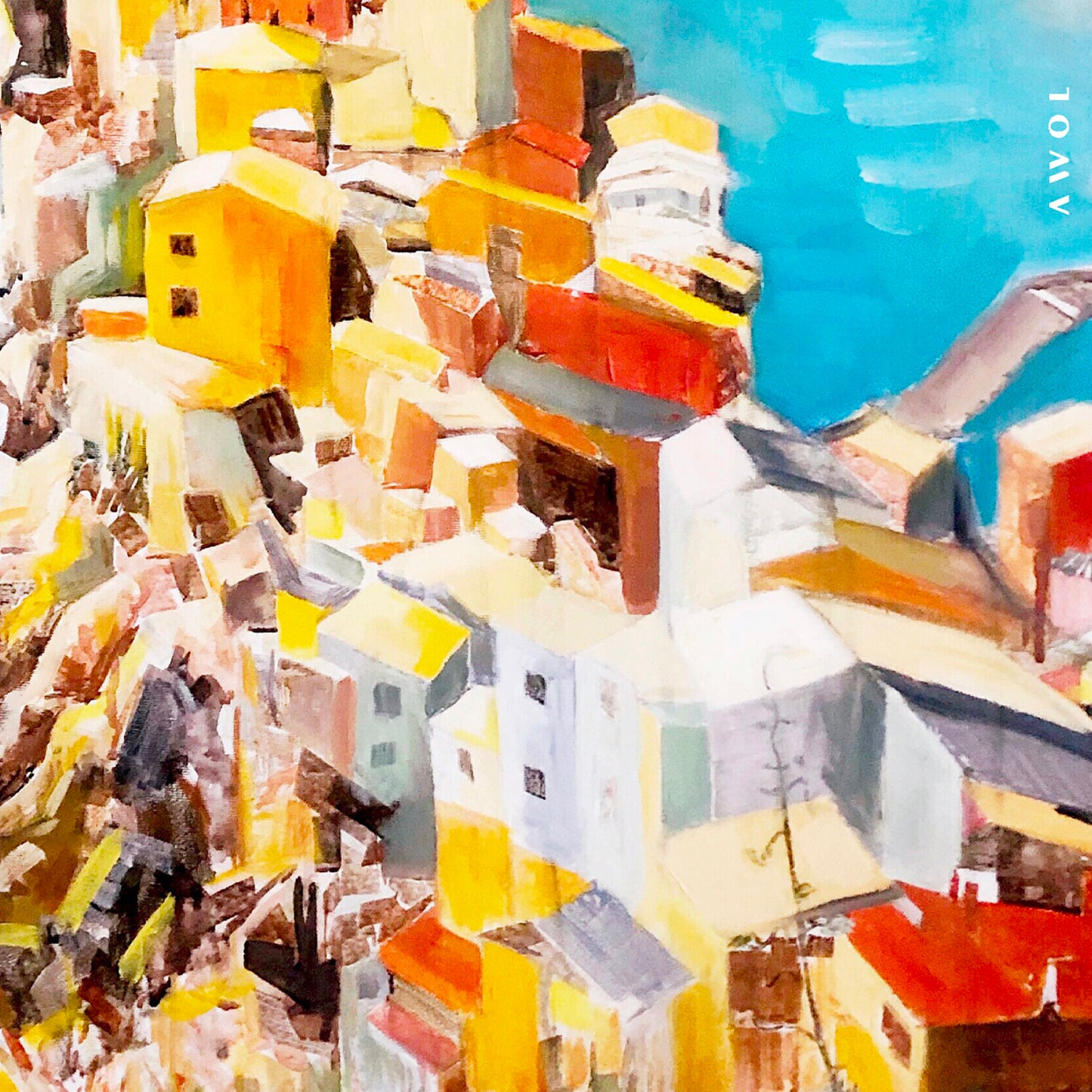 Italy Landscape Art Print: Mediterranean Wall Art, Aluminum Print