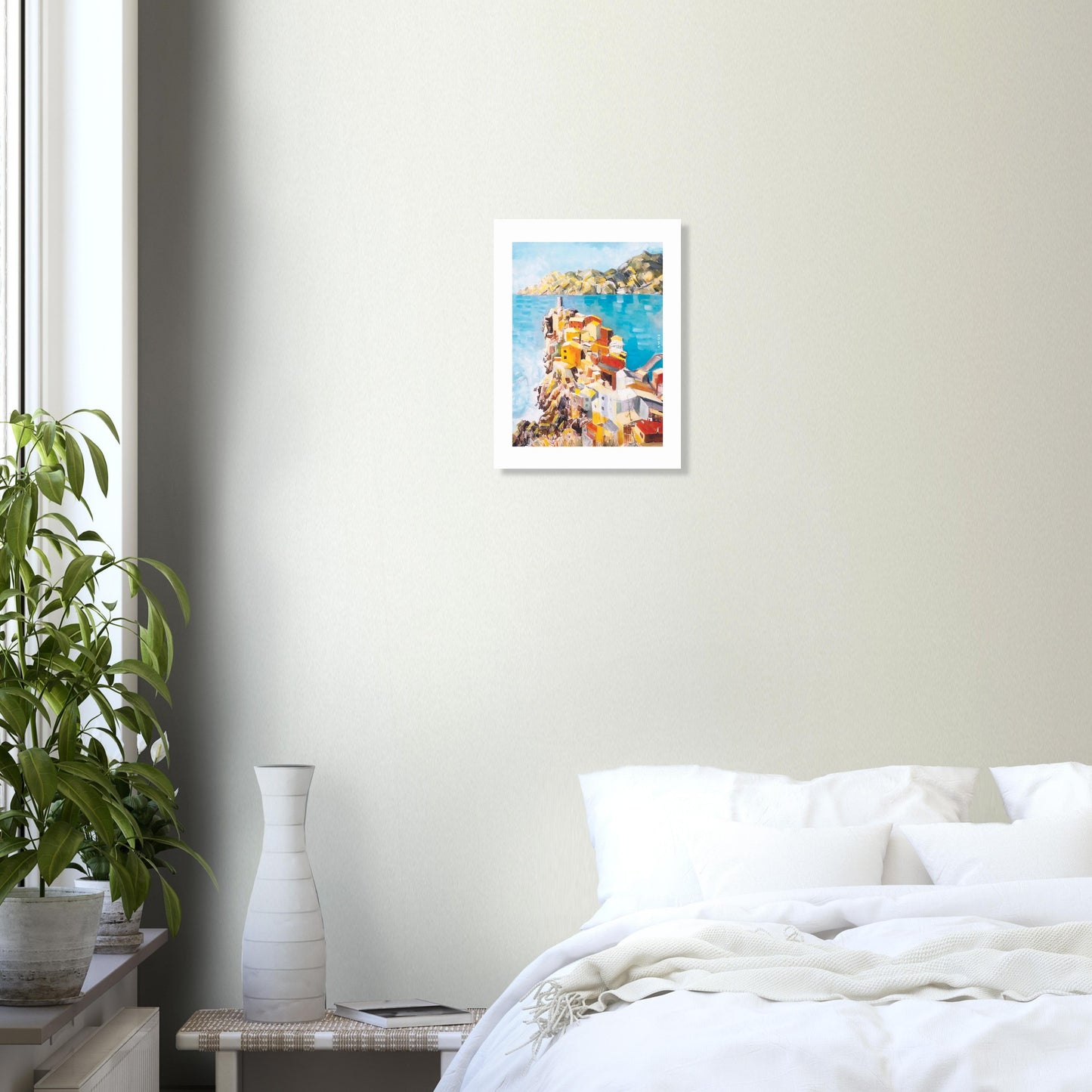 Italy Landscape Art Print: Mediterranean Wall Art, Aluminum Print