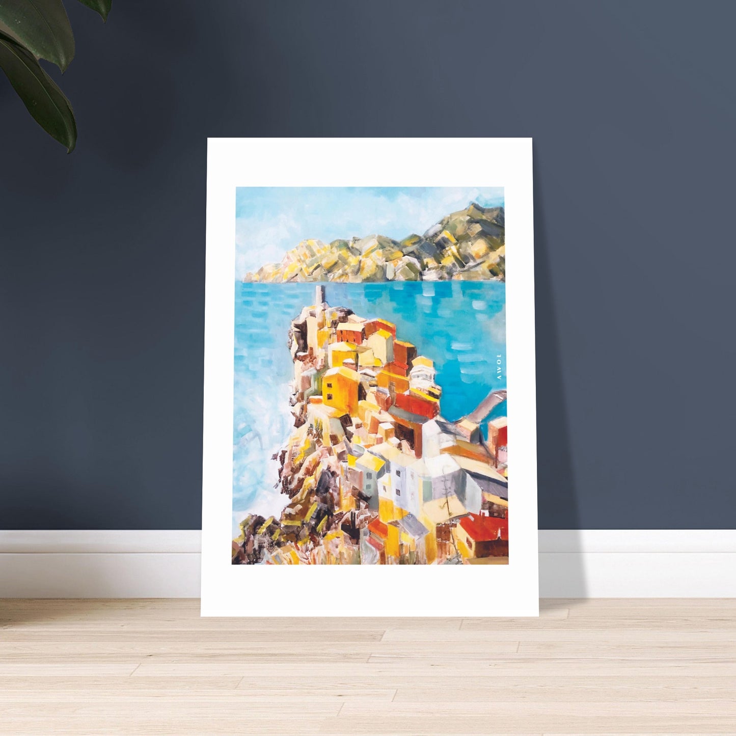 Italy Art Print: Colourful Seaside Towns, Mediterranean Poster Print
