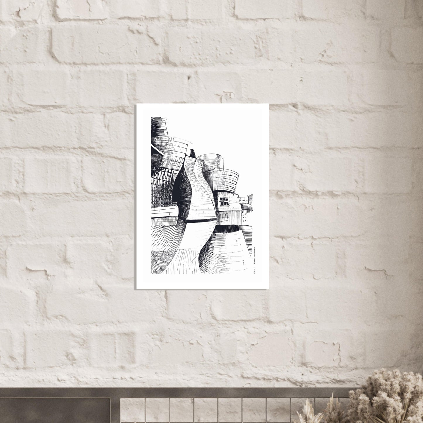 Guggenheim Bilbao, Modern Architecture Masterpiece: Poster Print