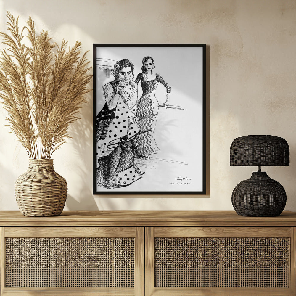 Flamenco Dancers, Andalucia, Spain: Fine Art Poster