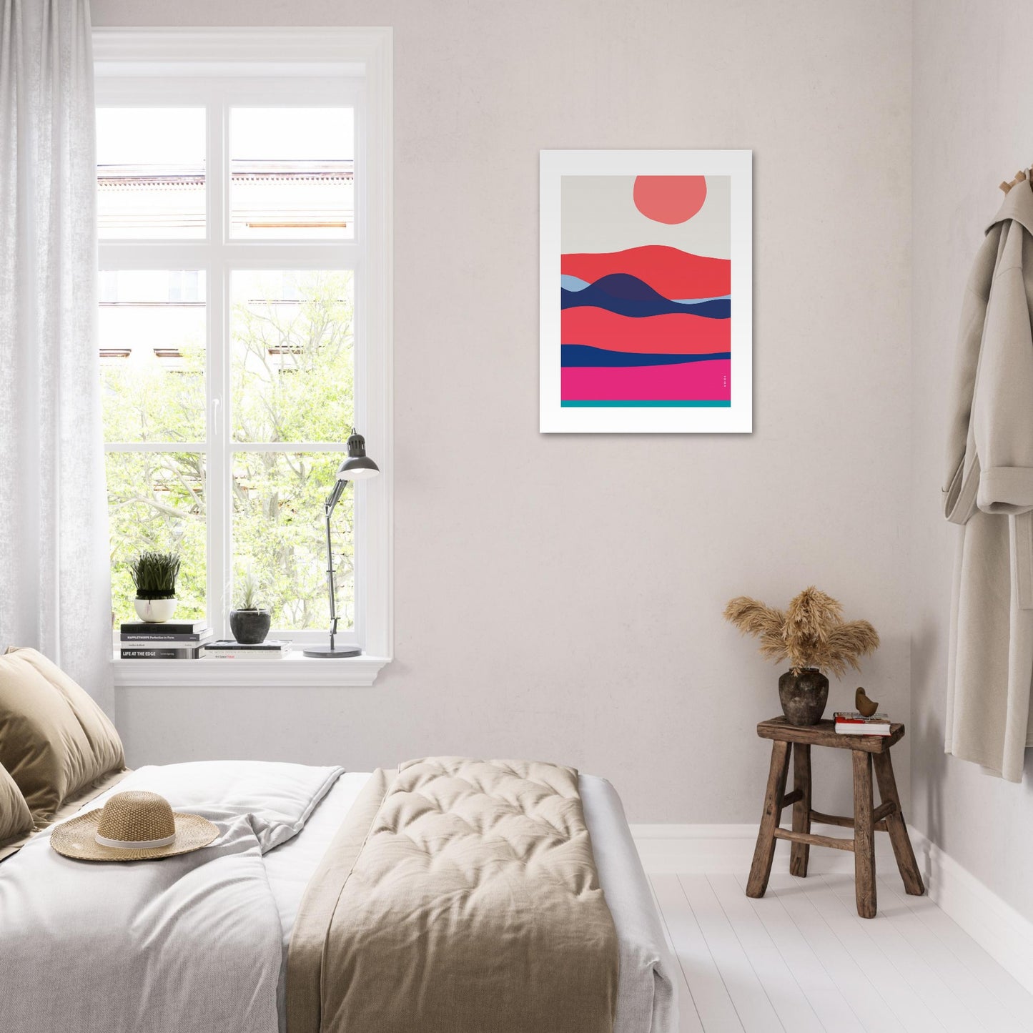 Minimalist Ocean Wall Art: Sunrises and Sunsets Poster Print
