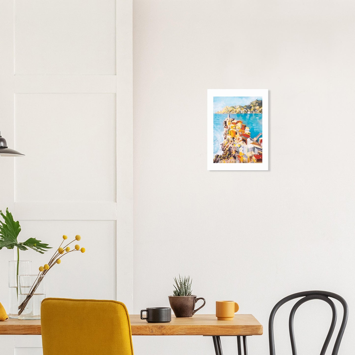 Italy Landscape Art Print: Mediterranean Wall Art, Aluminum Print
