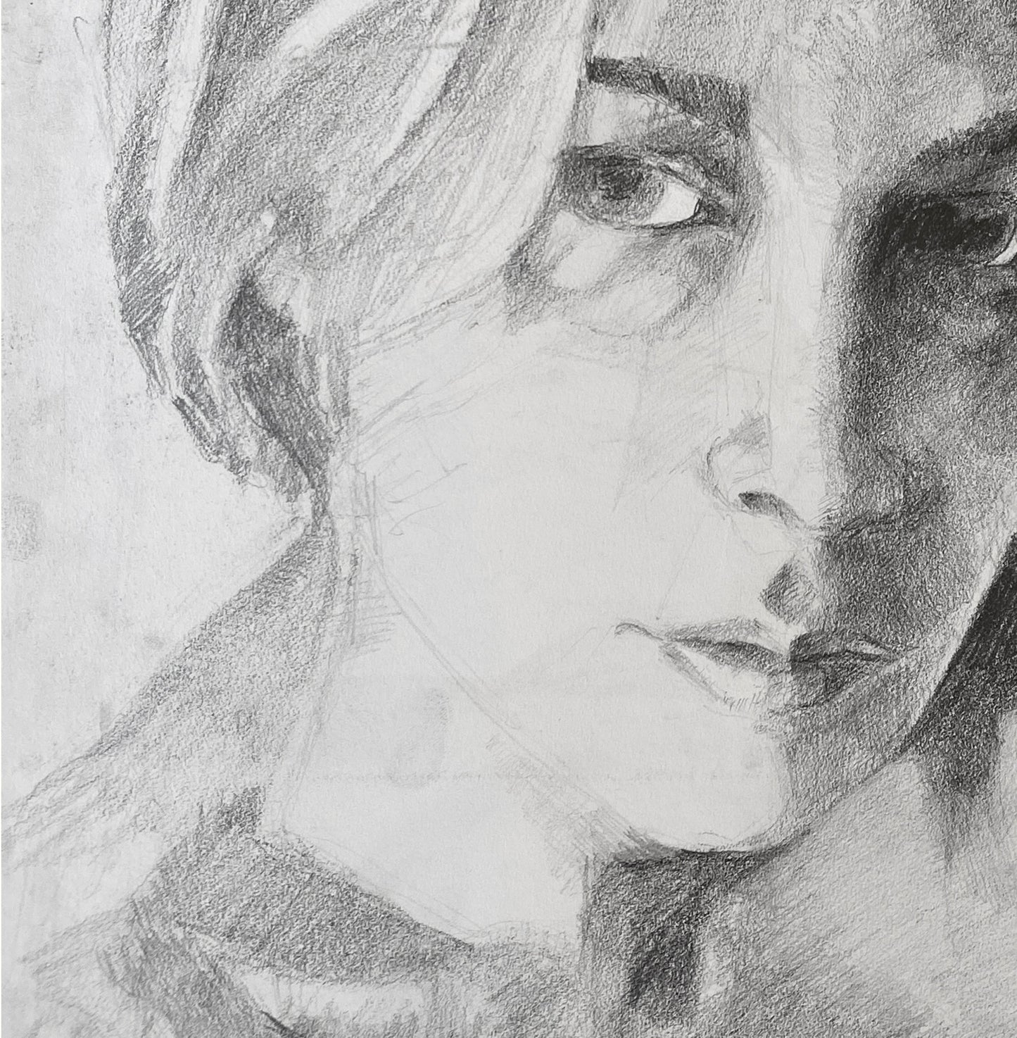 Portrait of A Woman In the Shadows: Poster Print