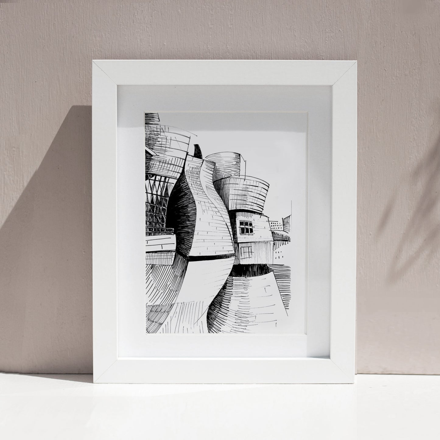 Guggenheim Bilbao, Modern Architecture Masterpiece: Poster Print