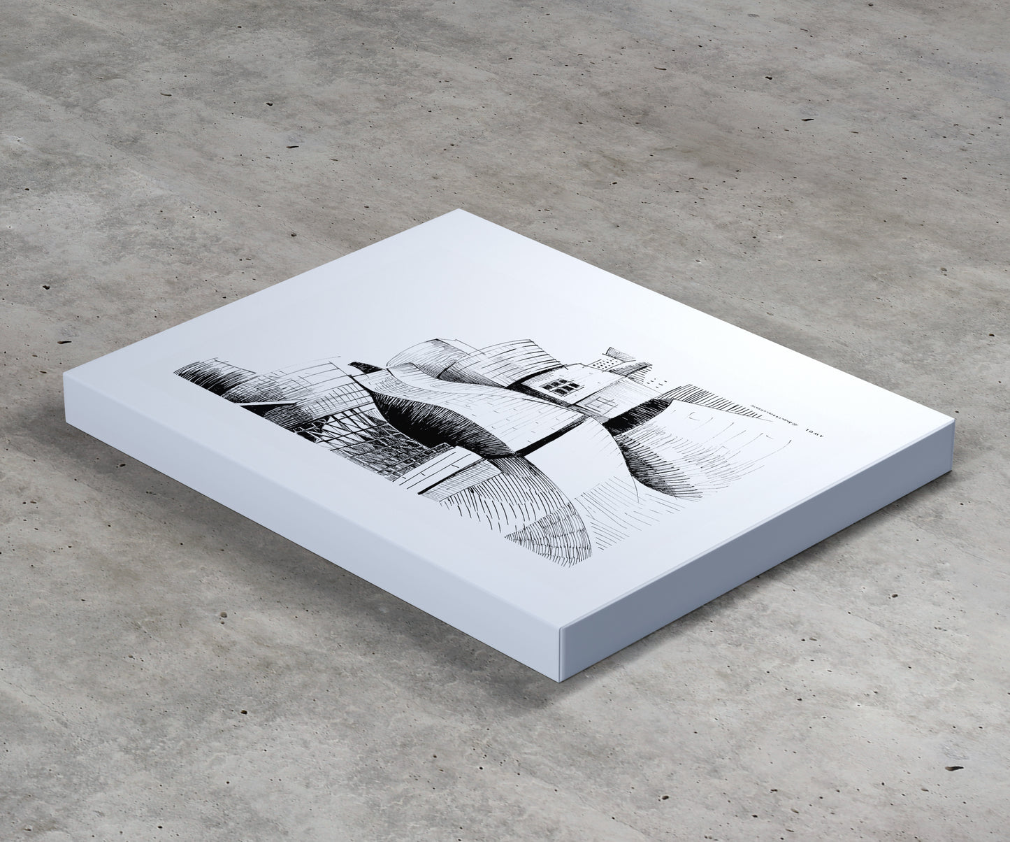 The Guggenheim Bilbao, Modern Architecture Wall Art: Canvas Print