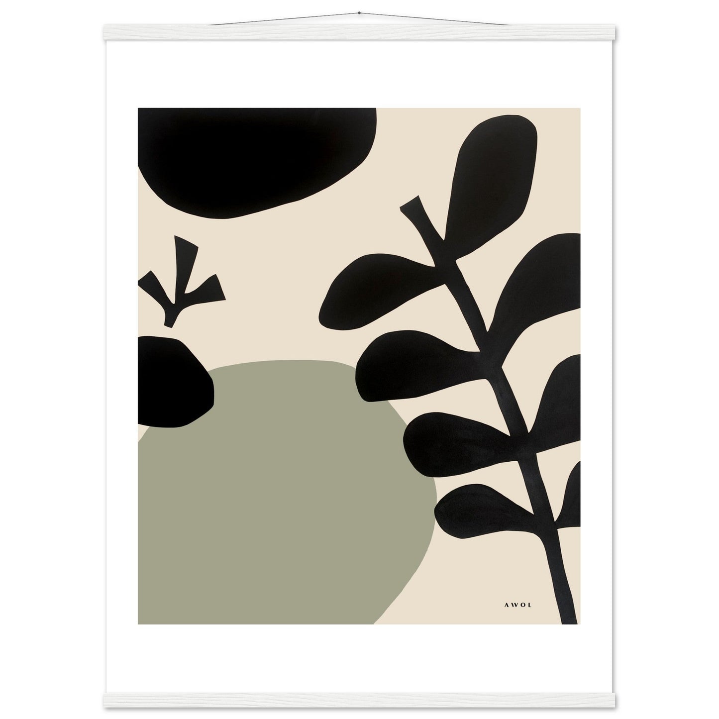 Abstract Garden Art: Poster With Hanger - Creations Awol