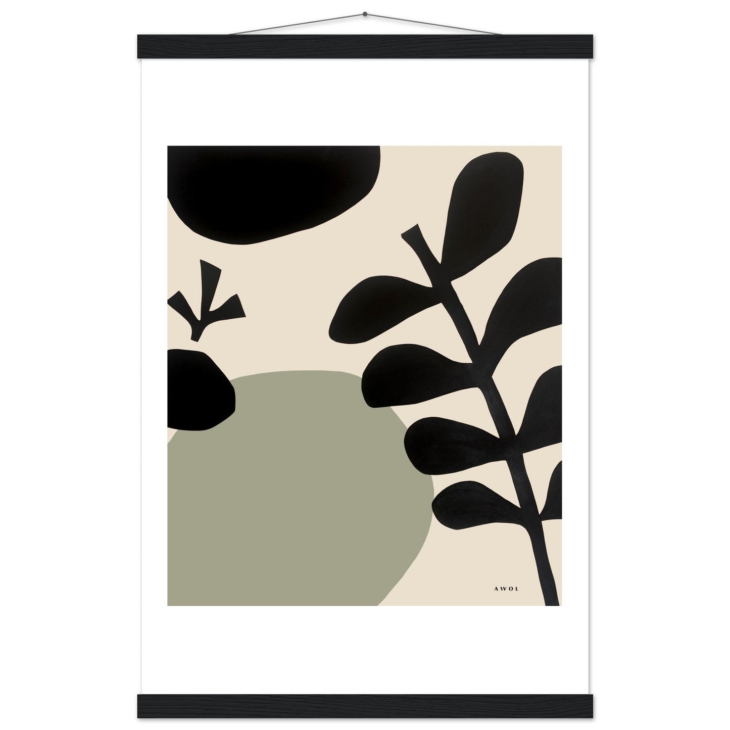 Abstract Garden Art: Poster With Hanger - Creations Awol