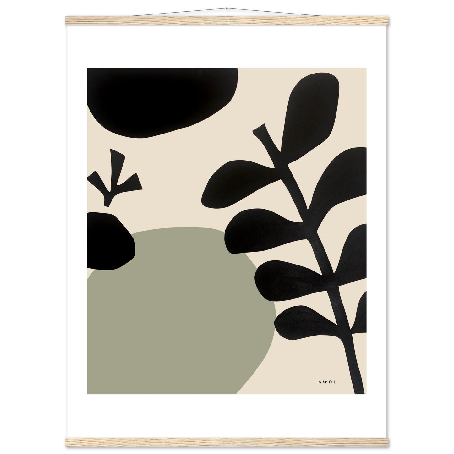 Abstract Garden Art: Poster With Hanger - Creations Awol