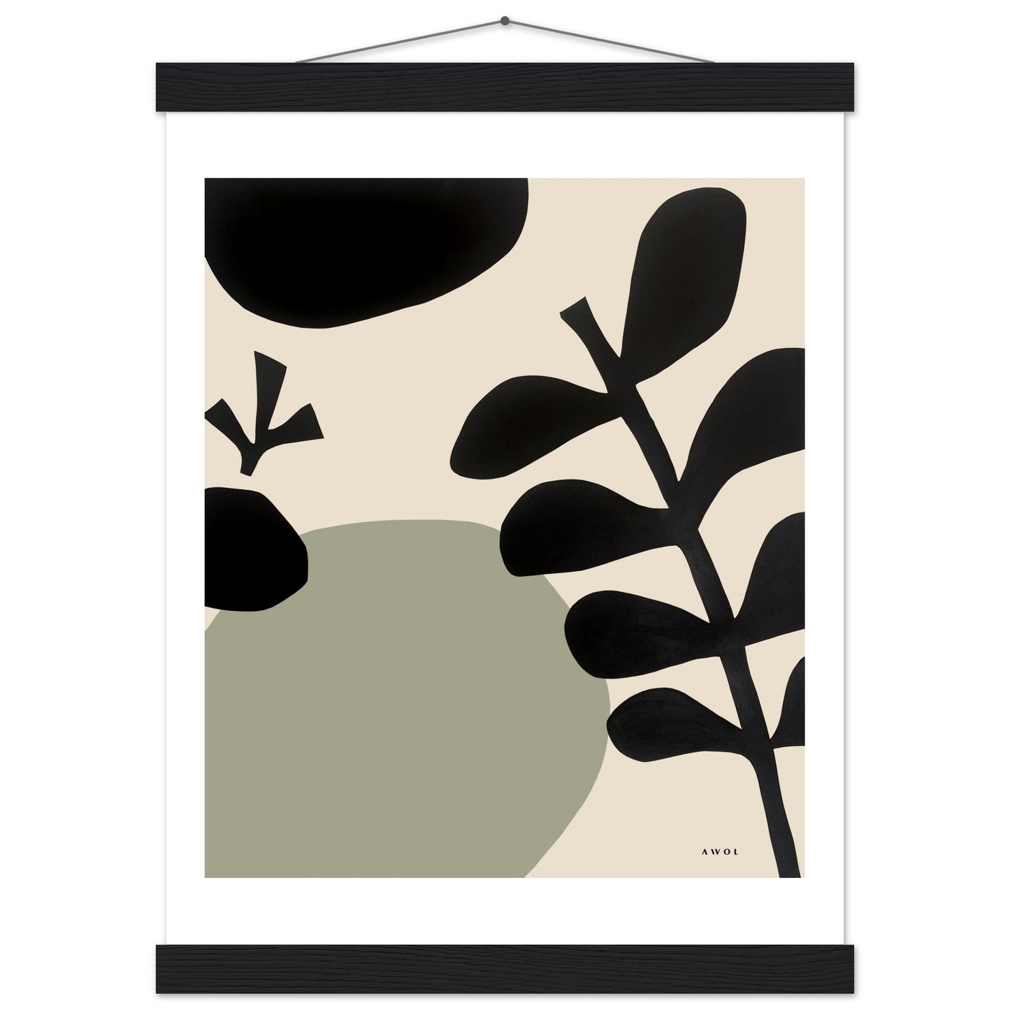 Abstract Garden Art: Poster With Hanger - Creations Awol