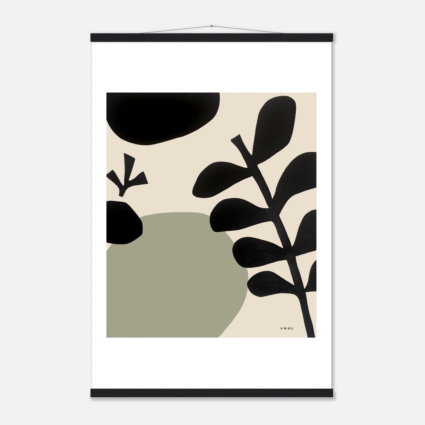 Abstract Garden Art: Poster With Hanger - Creations Awol