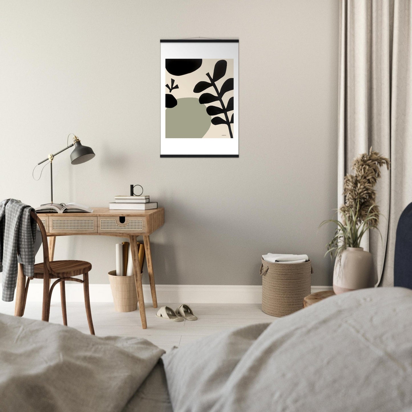 Abstract Garden Art: Poster With Hanger - Creations Awol