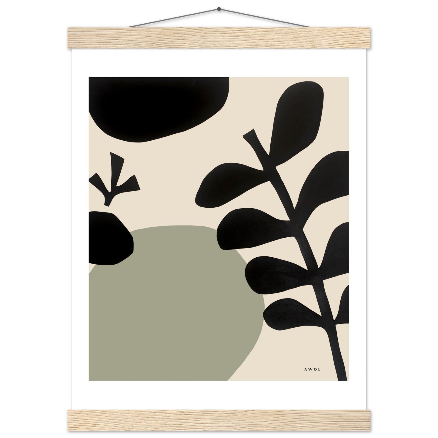 Abstract Garden Art: Poster With Hanger - Creations Awol