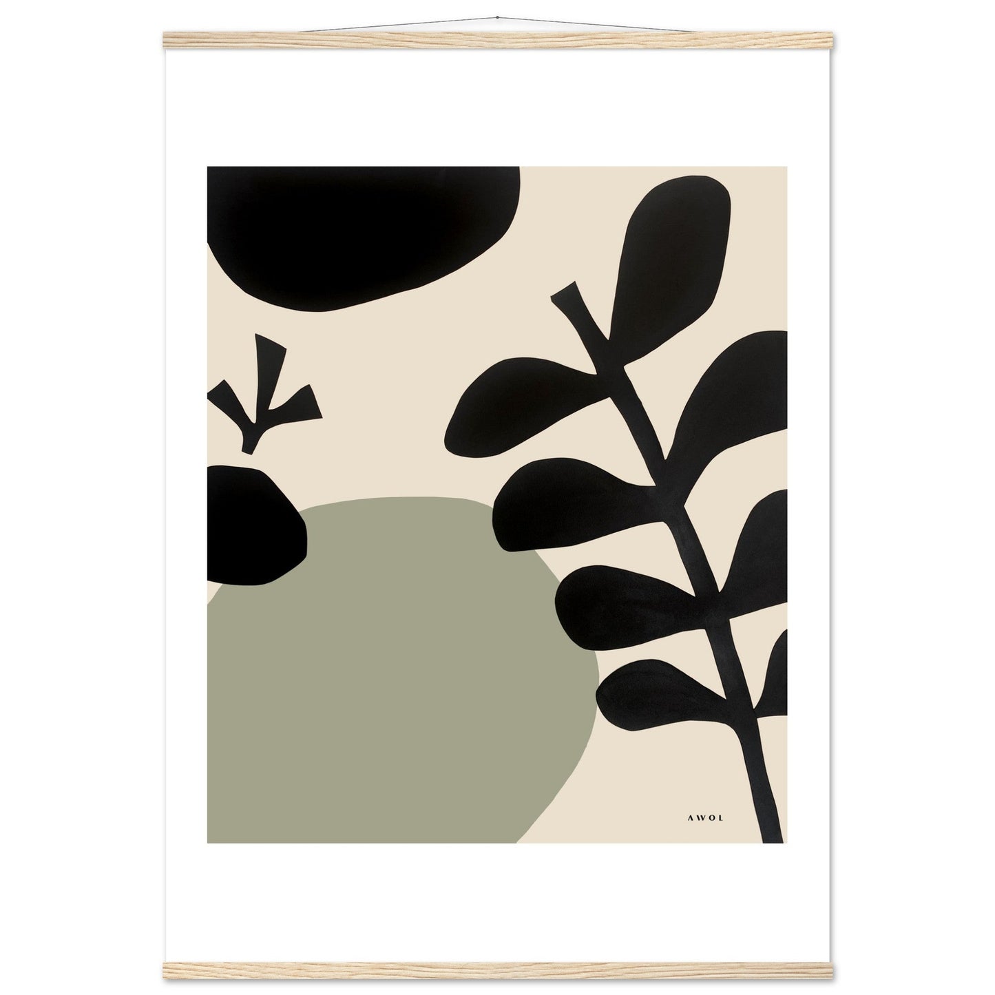 Abstract Garden Art: Poster With Hanger - Creations Awol