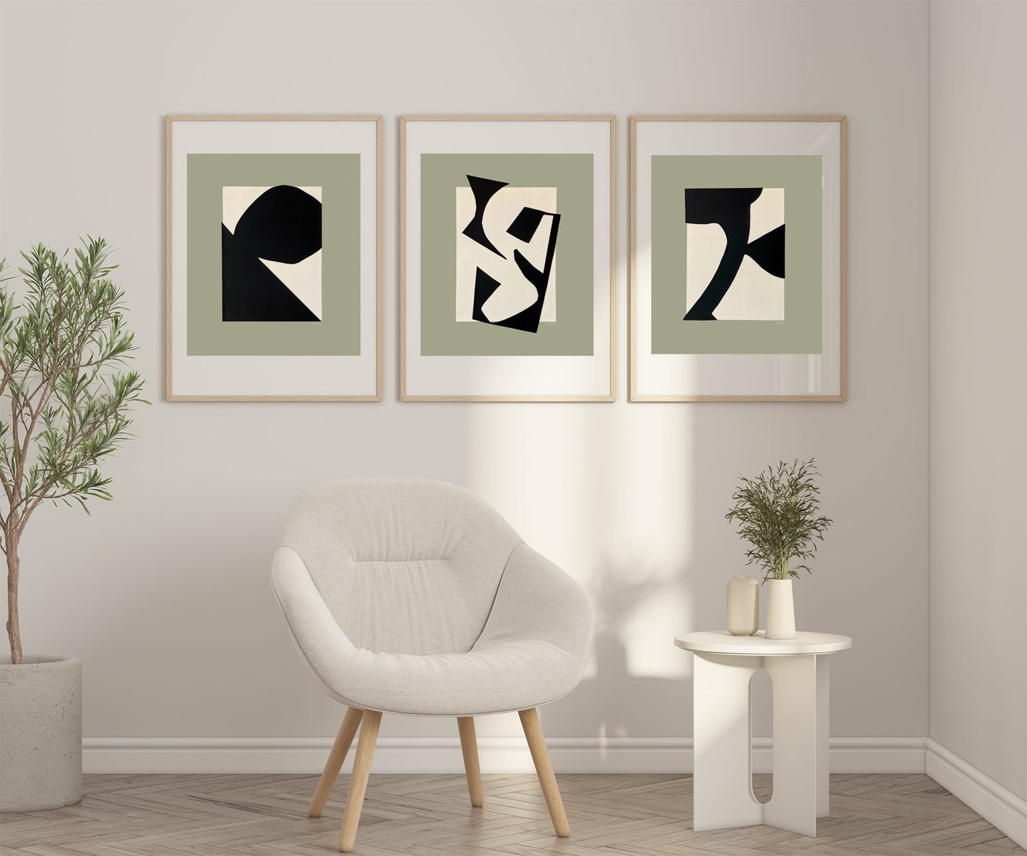 Abstract Landscape Art With Mountain Cliffs And Boulders: Canvas Art Print - Creations Awol