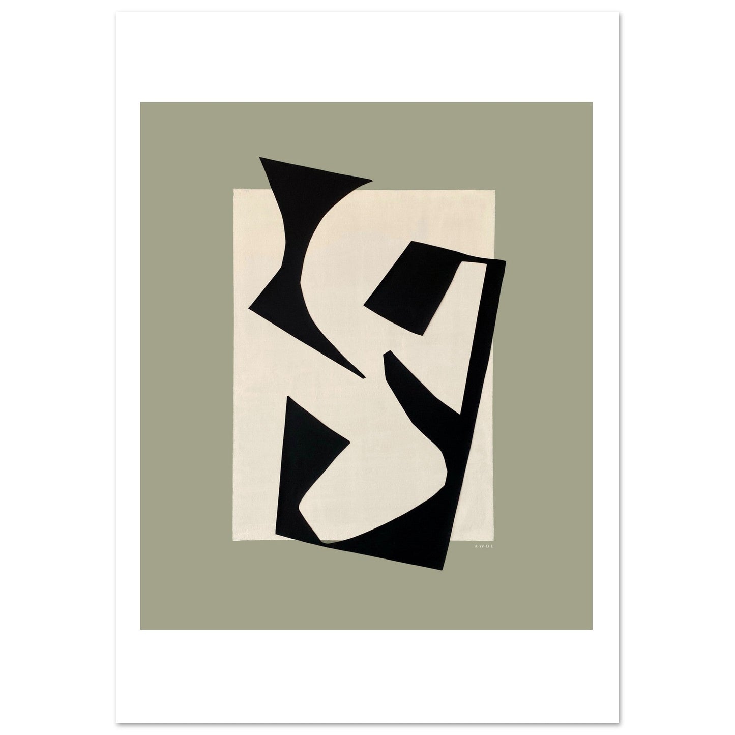 Abstract Rocks, Landscapes & Calanques: Premium Paper Poster - Creations Awol
