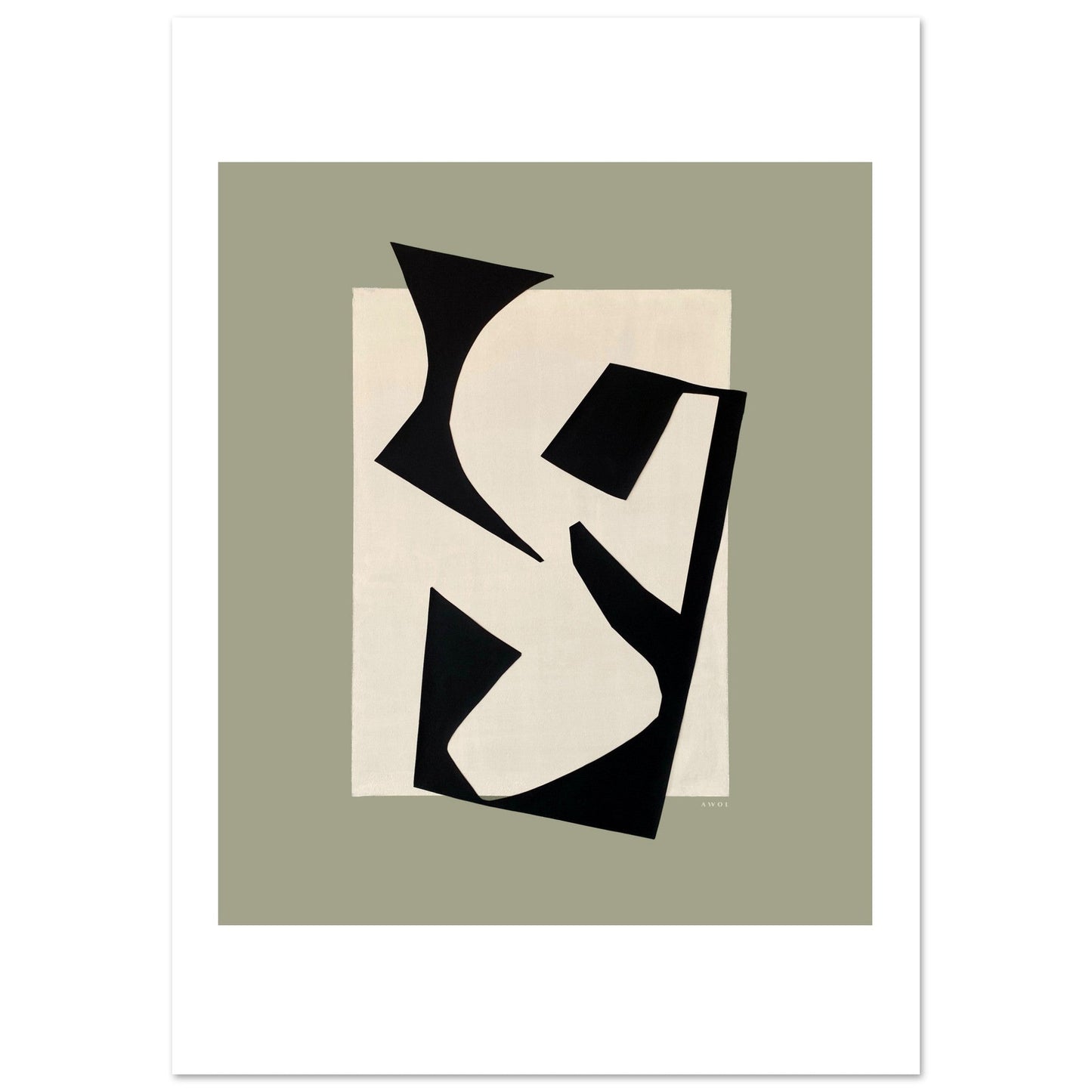 Abstract Rocks, Landscapes & Calanques: Premium Paper Poster - Creations Awol