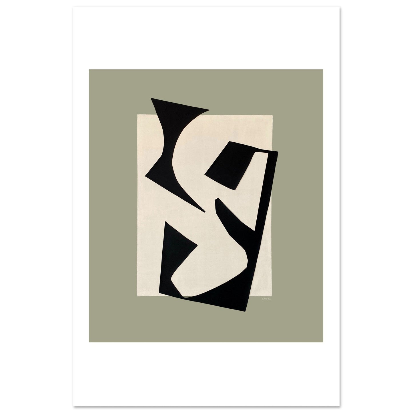 Abstract Rocks, Landscapes & Calanques: Premium Paper Poster - Creations Awol