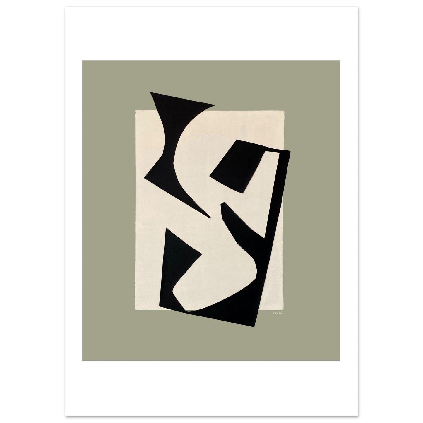 Abstract Rocks, Landscapes & Calanques: Premium Paper Poster - Creations Awol