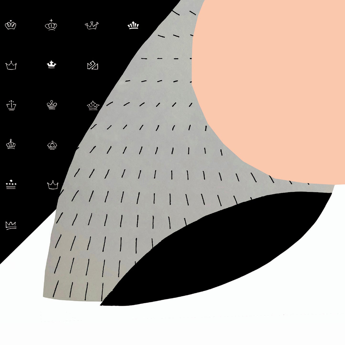 Minimalist Wall Art, Scandinavian Abstraction With Graphic Shapes: Poster Print