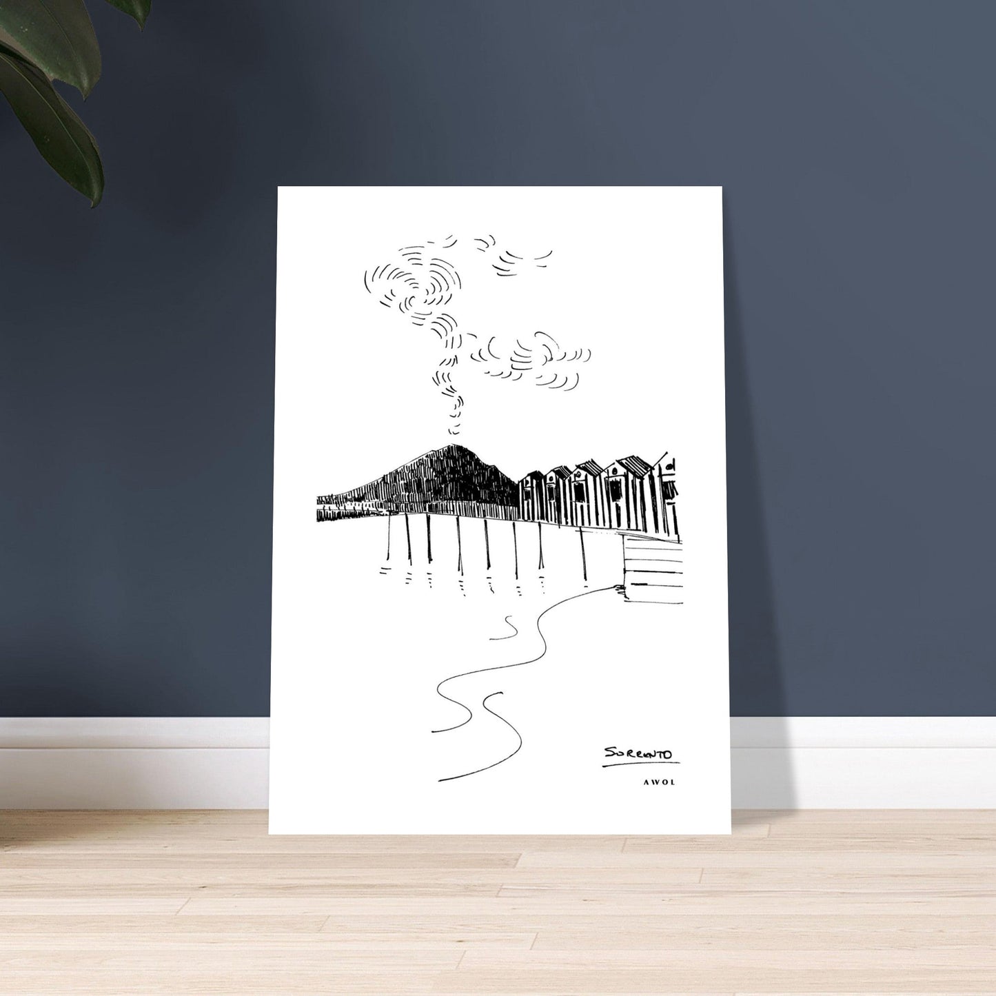 Bay of Naples, Sorrento Views: Amalfi Coast Poster Print - Creations Awol