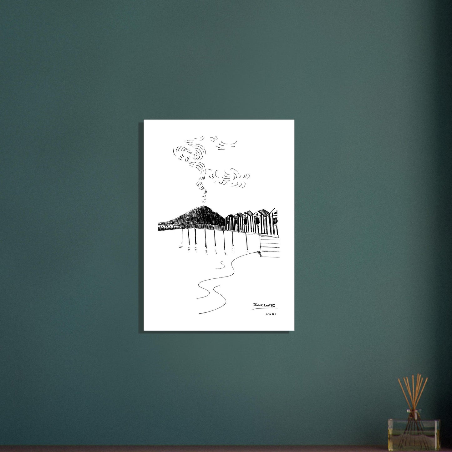 Bay of Naples, Sorrento Views: Amalfi Coast Poster Print - Creations Awol