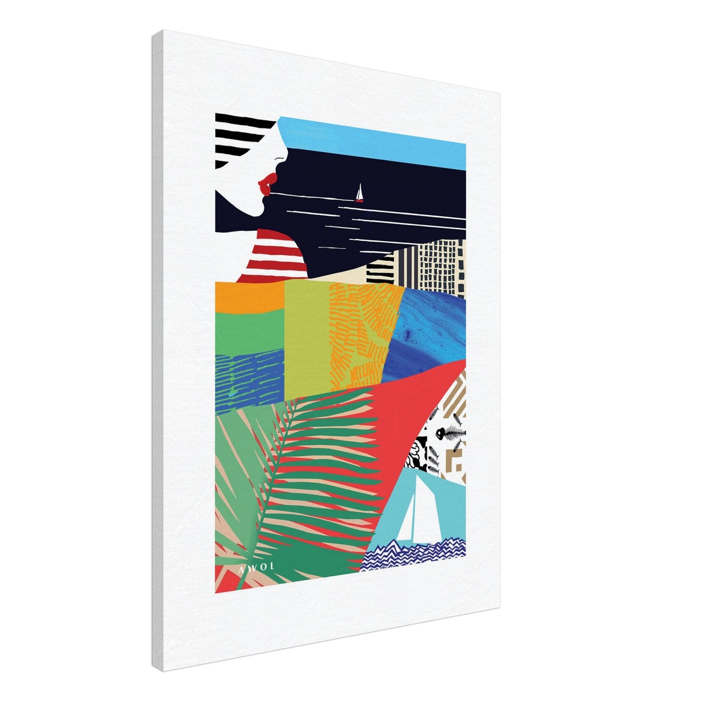 Beach Vibes: Canvas Print - Creations Awol