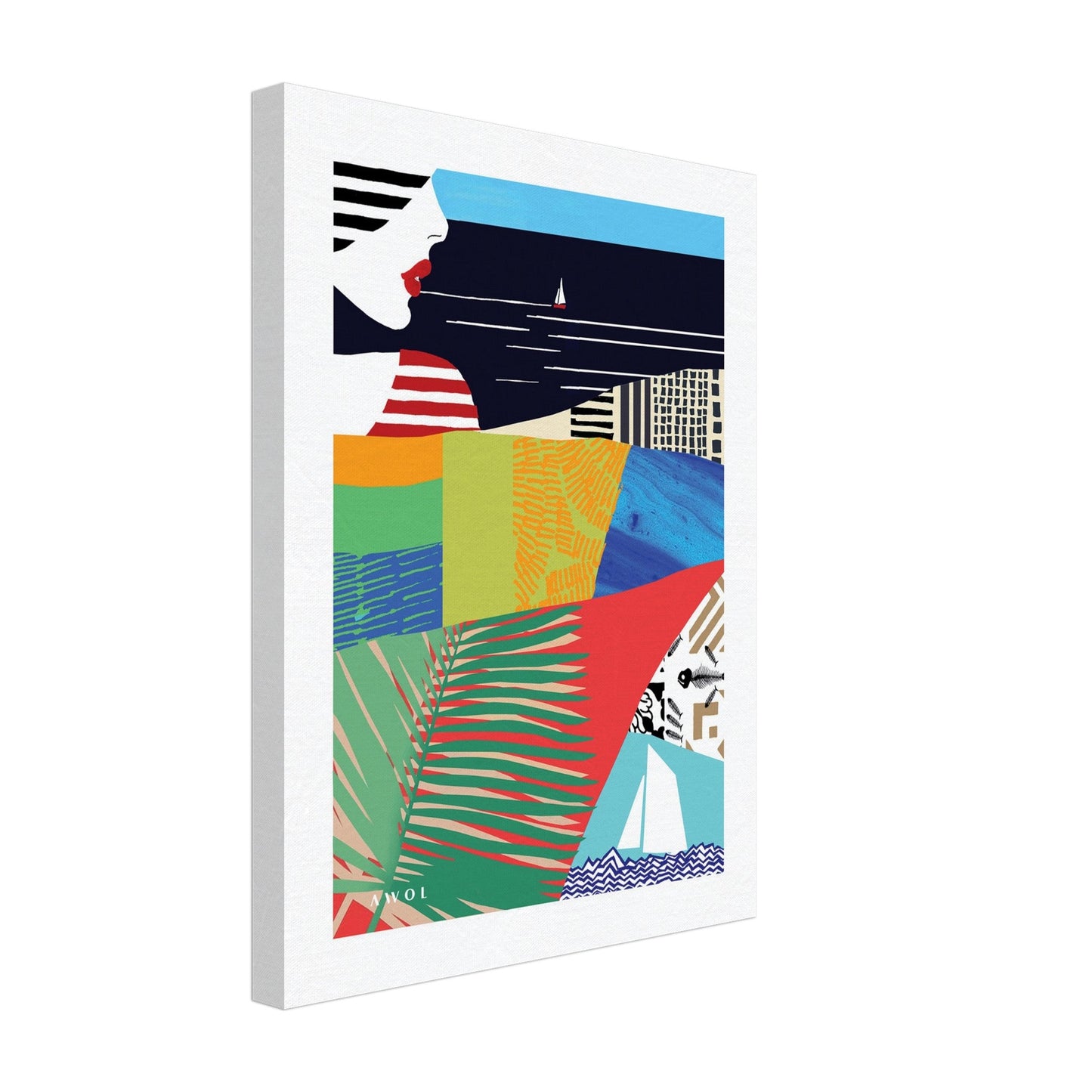 Beach Vibes: Canvas Print - Creations Awol