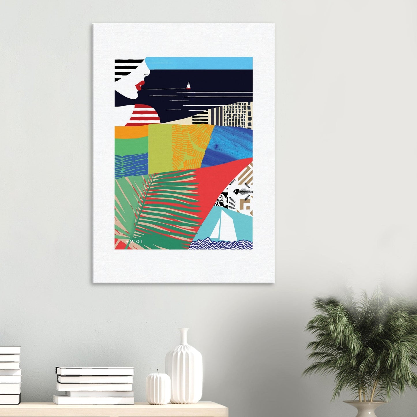 Beach Vibes: Canvas Print - Creations Awol