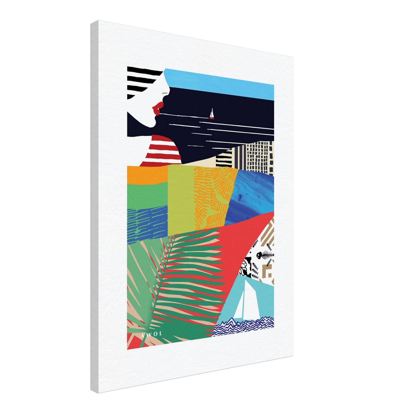 Beach Vibes: Canvas Print - Creations Awol
