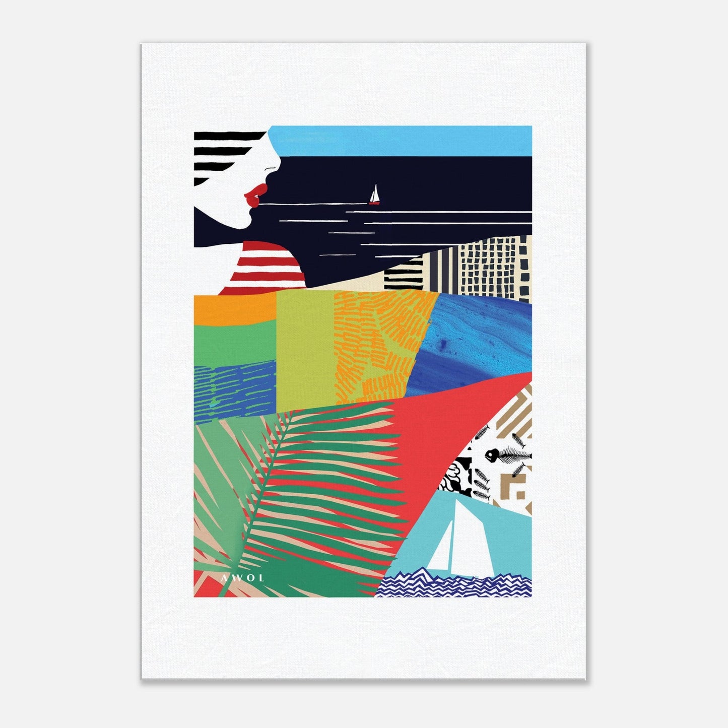 Beach Vibes: Canvas Print - Creations Awol