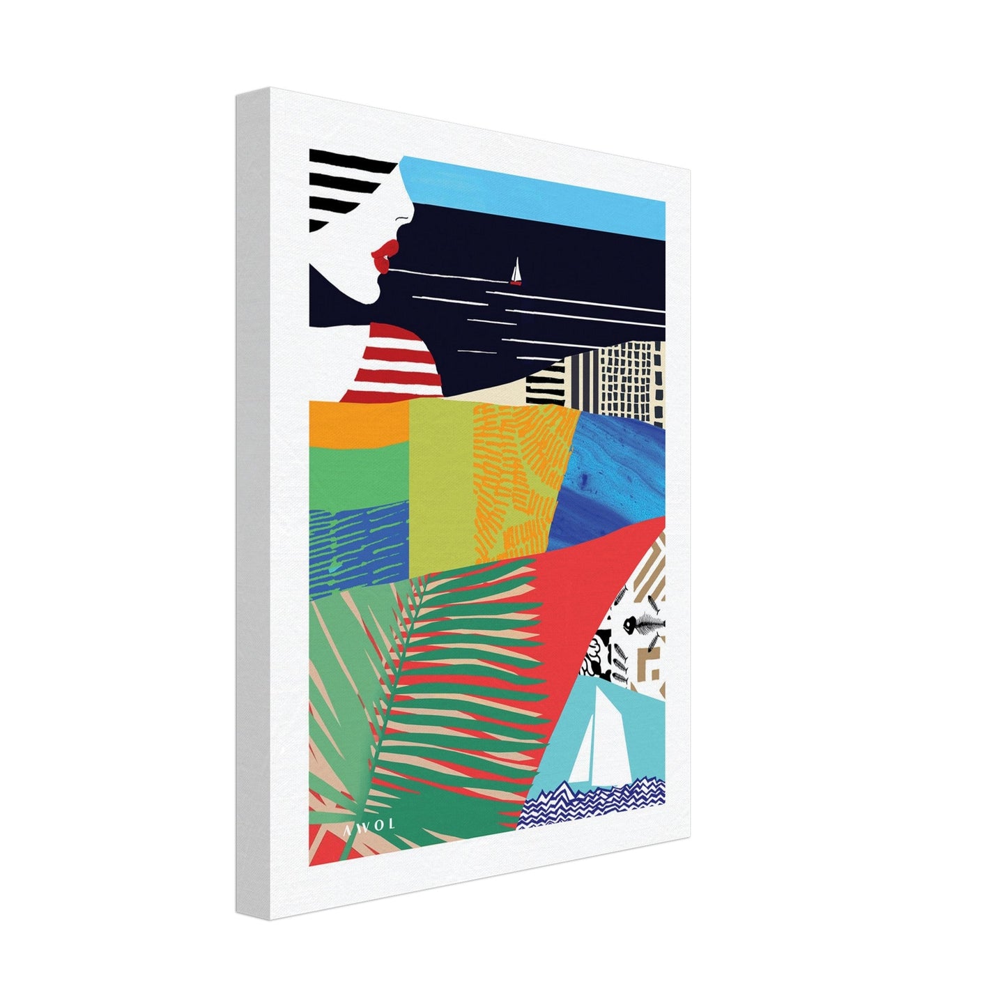 Beach Vibes: Canvas Print - Creations Awol