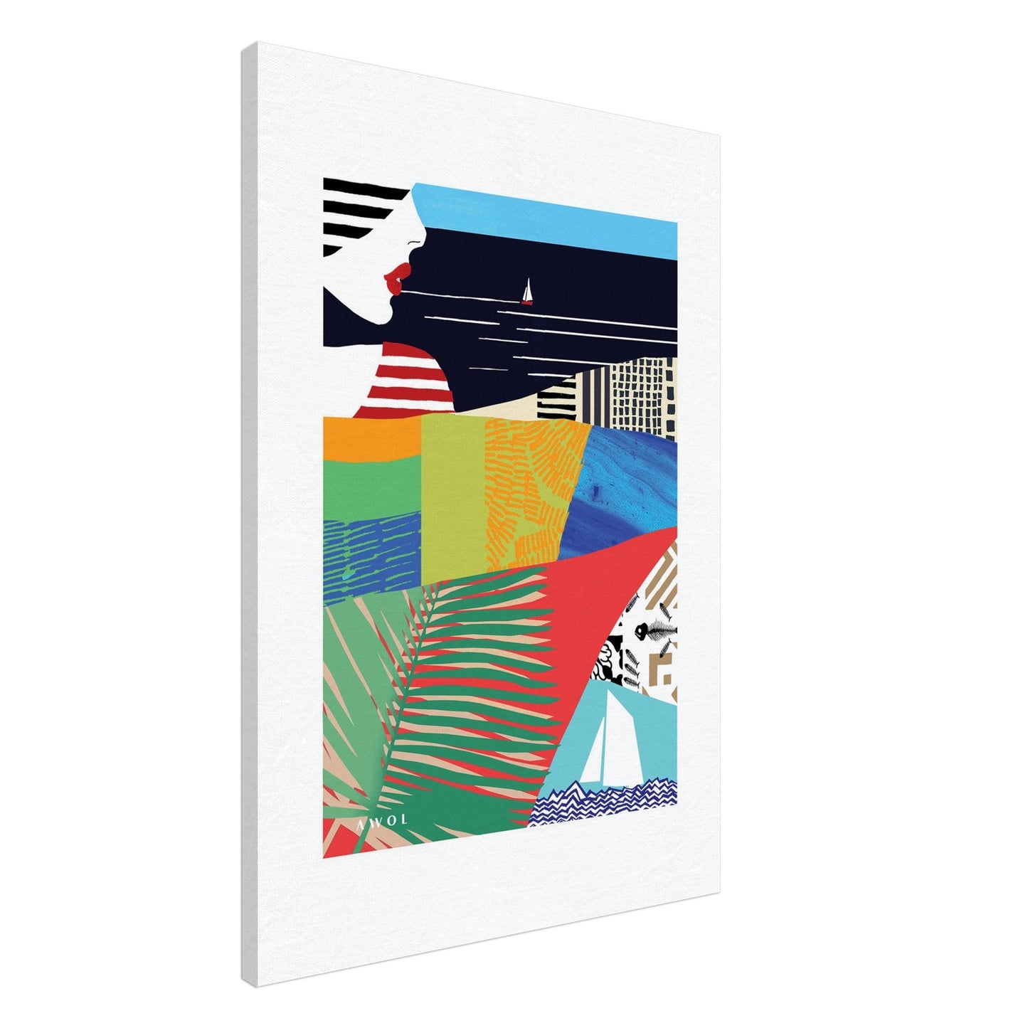 Beach Vibes: Canvas Print - Creations Awol