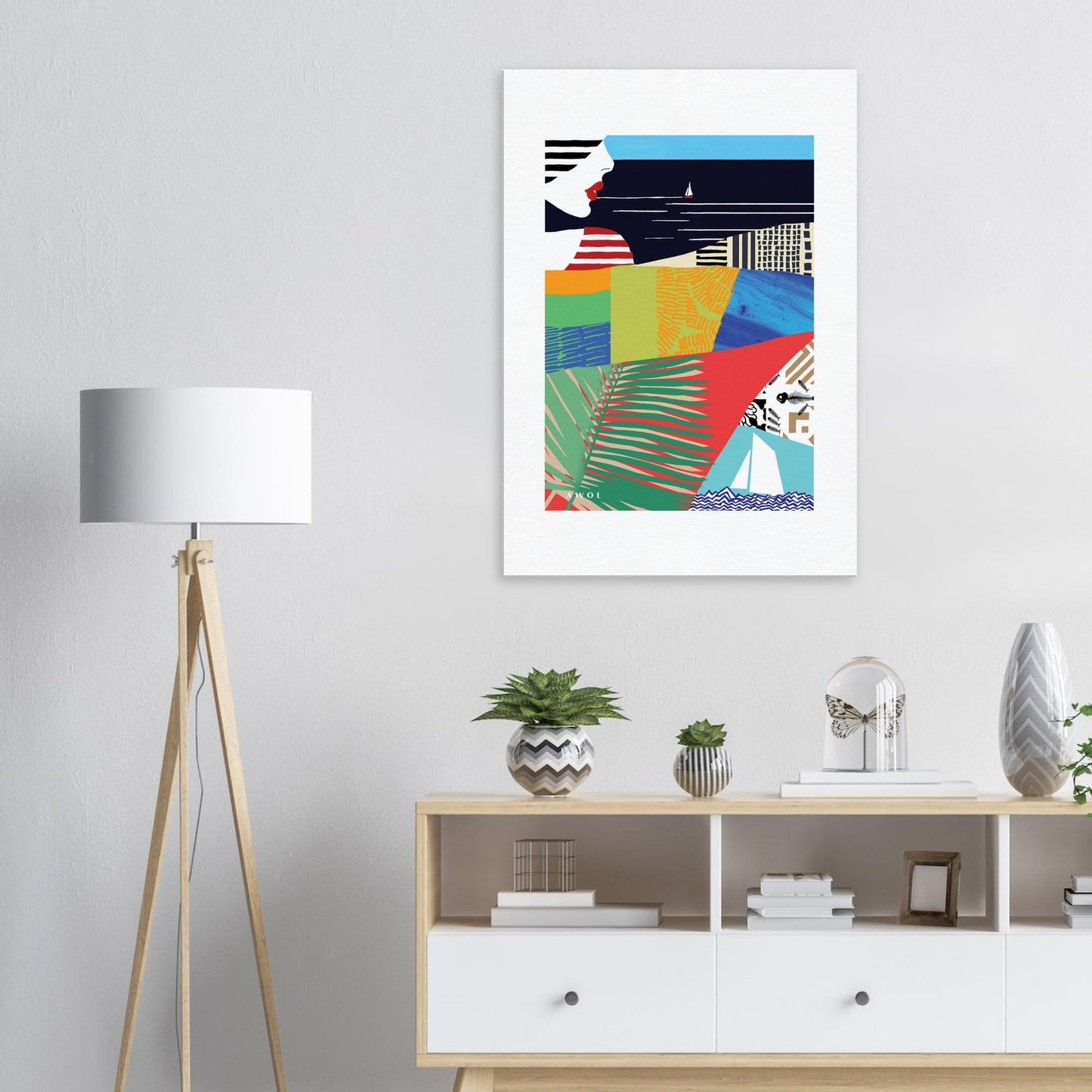 Beach Vibes: Canvas Print - Creations Awol