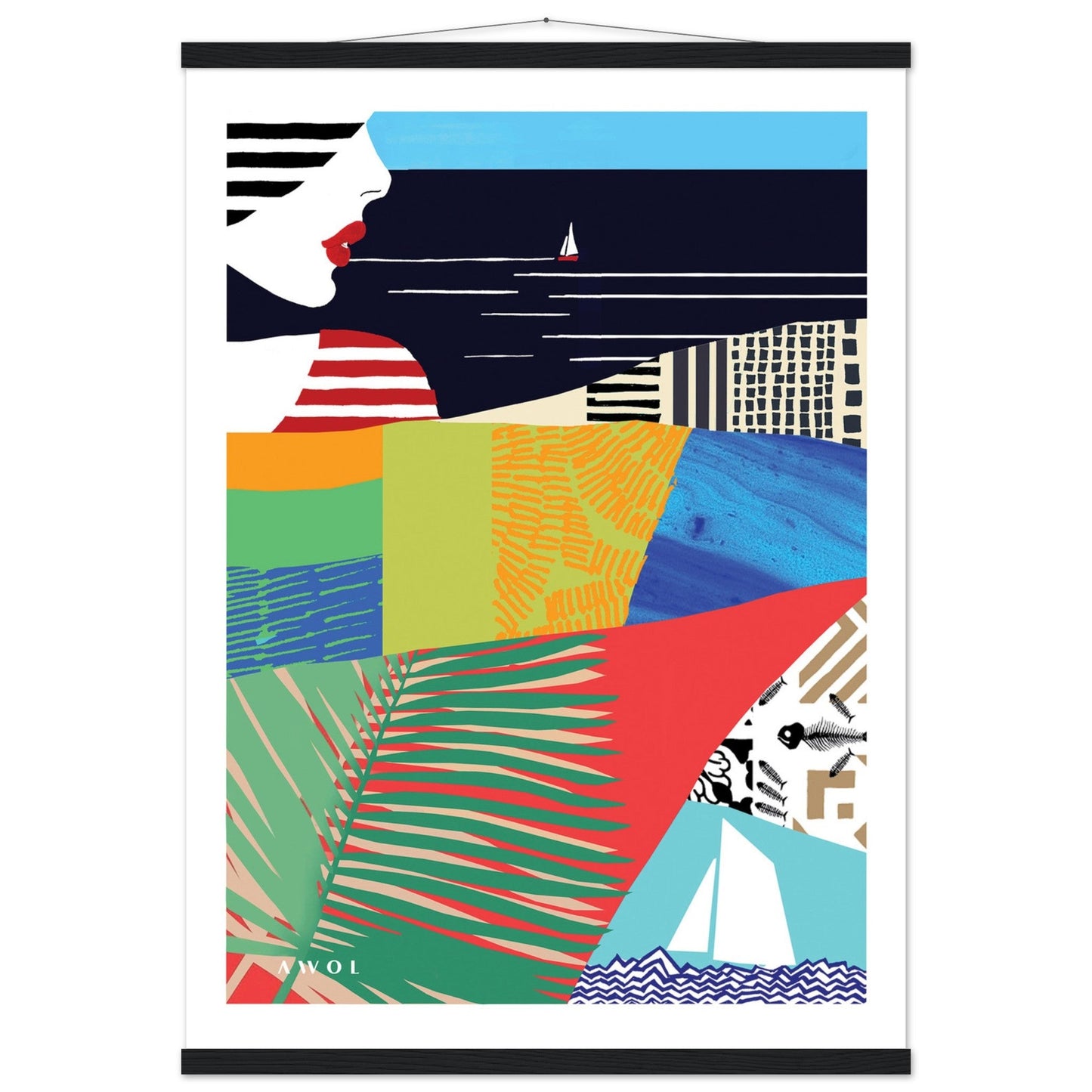 Beach Vibes: Classic Matte Paper Poster with Hanger - Creations Awol